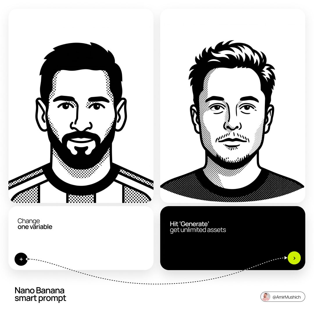 Minimalist, Black-and-white Flat Vector Illustration Portrait OF Subject, Rendered IN sample 1