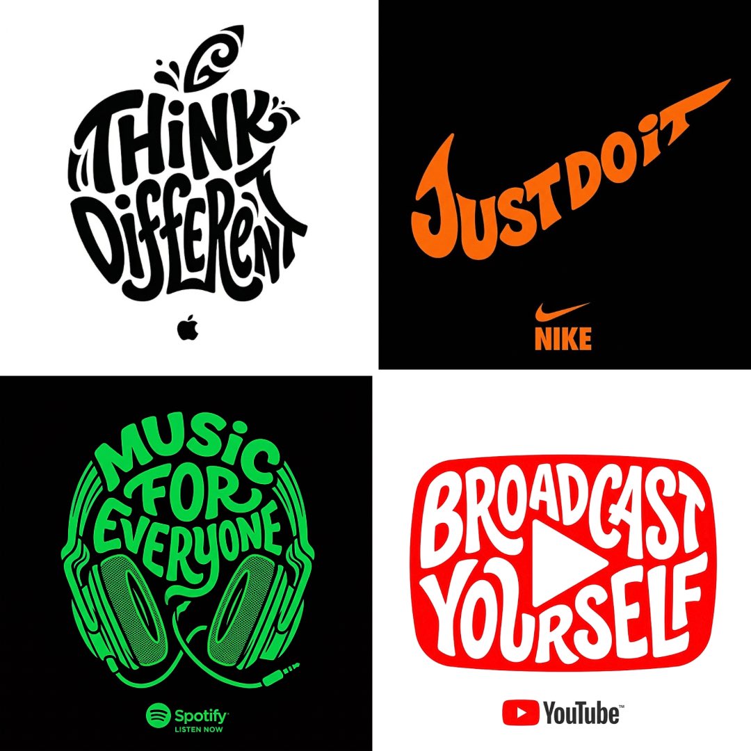 Typographic Illustration Shaped Like A Subject, Where The Text Subject sample 1