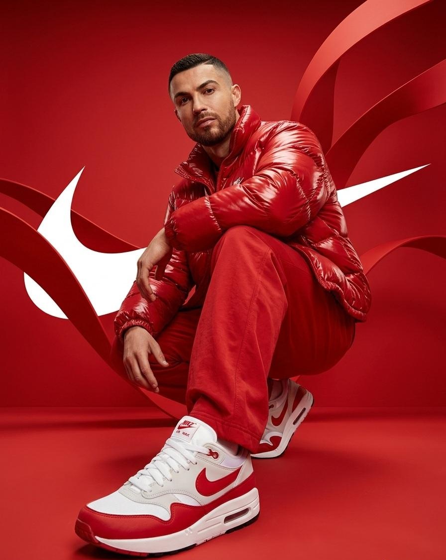 Person From The Reference Image, With A Fade Haircut, Brown sample 1