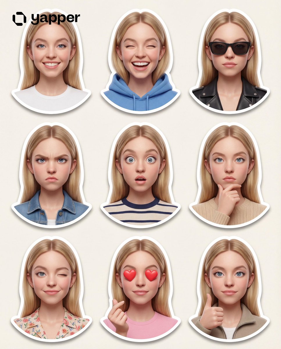 Premium Pixar-style 3D Character Sticker Set That IS Clearly Recognizable sample 2