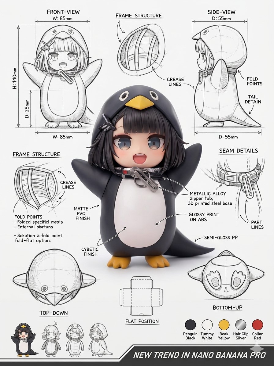 Using The Attached Image, Create AN Illustration Sheet OF Professional sample 1