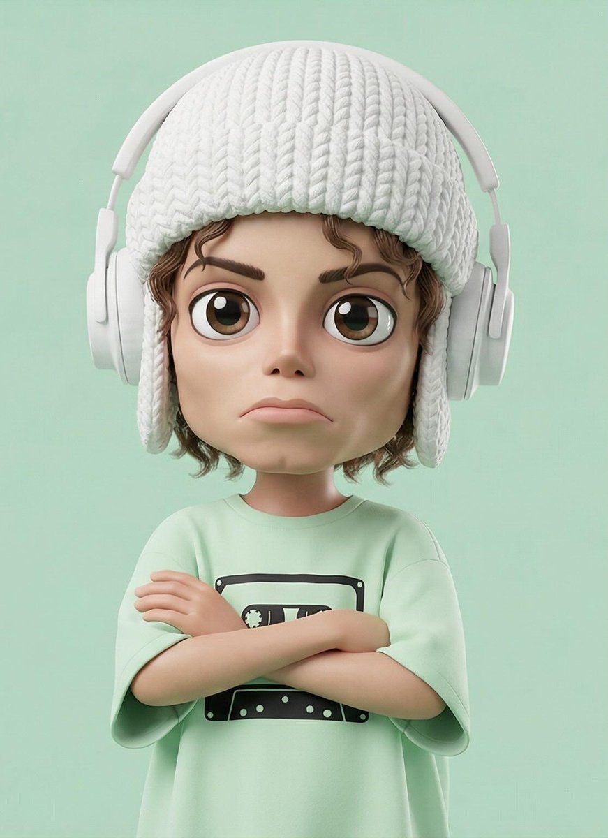 Stylized 3D Cartoon Character OF A Subject With Big Expressive sample 3