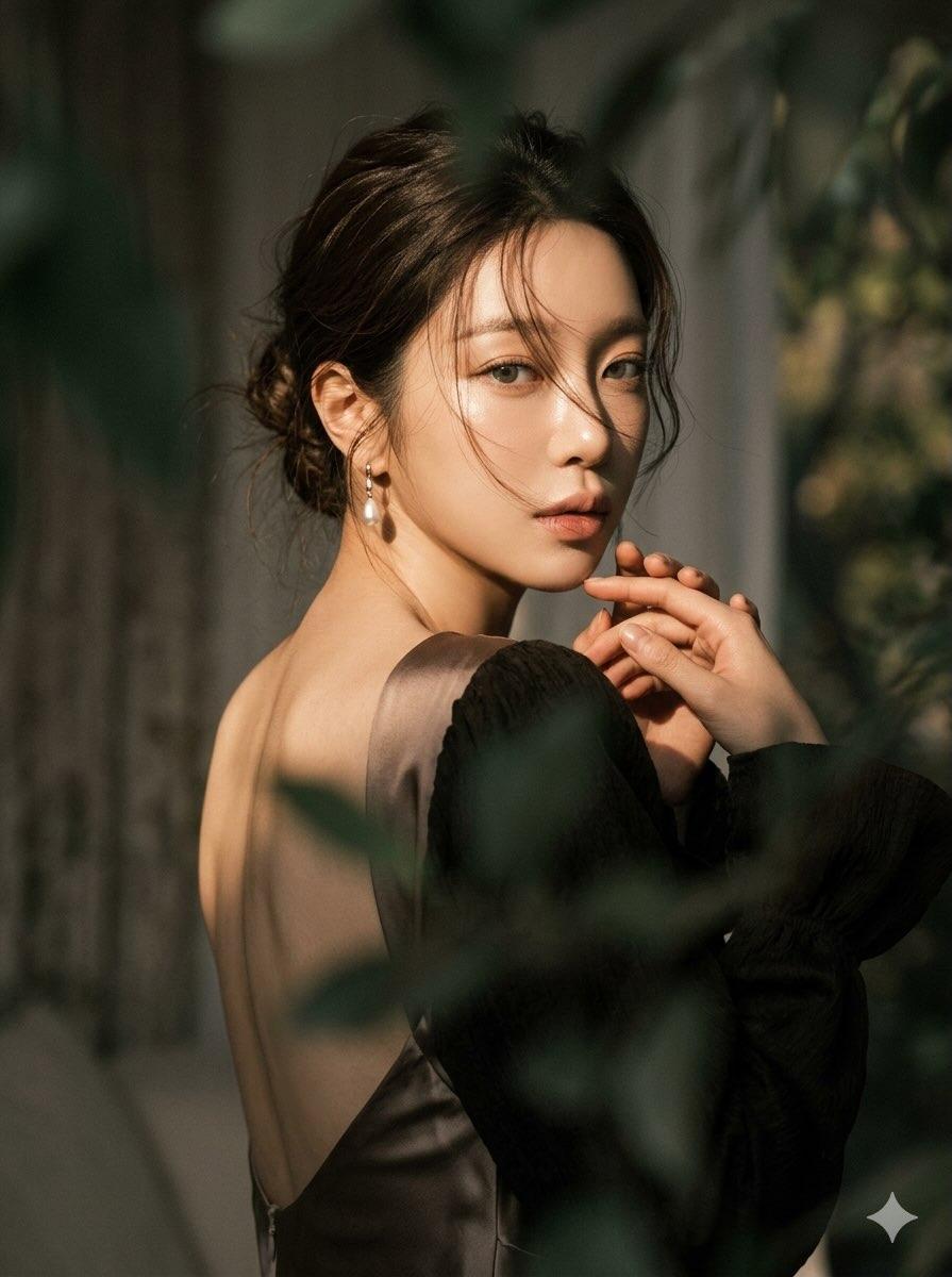 Moody, Ethereal Cinematic Portrait OF A Woman With A Dramatic sample 1