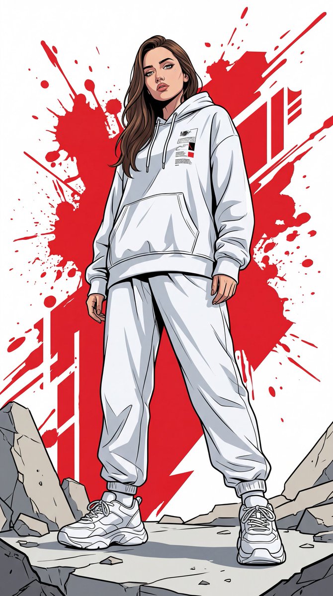 Dynamic Full-body Urban Illustration OF A Man (use The Exact sample 2