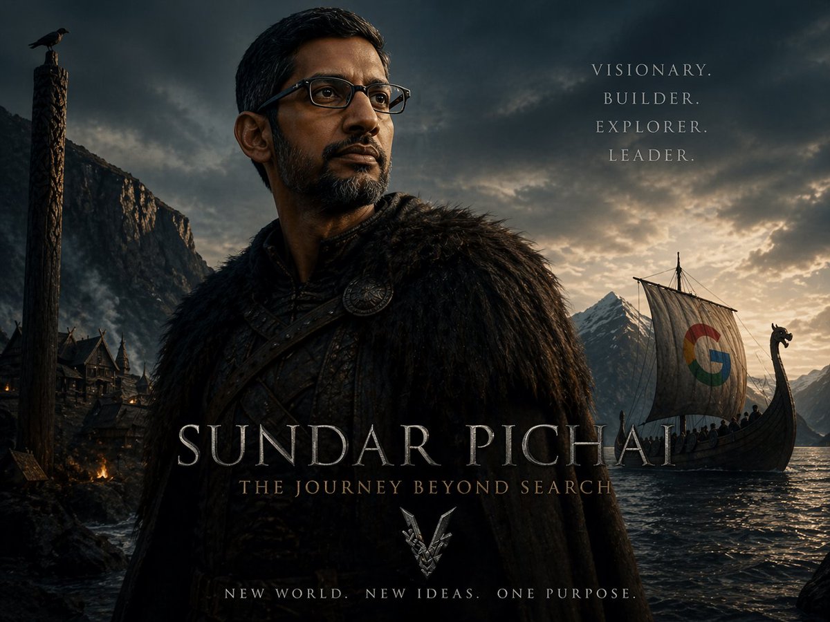 Cinematic Epic Sci-fi Fantasy Movie Poster Featuring Three Powerful Tech sample 3