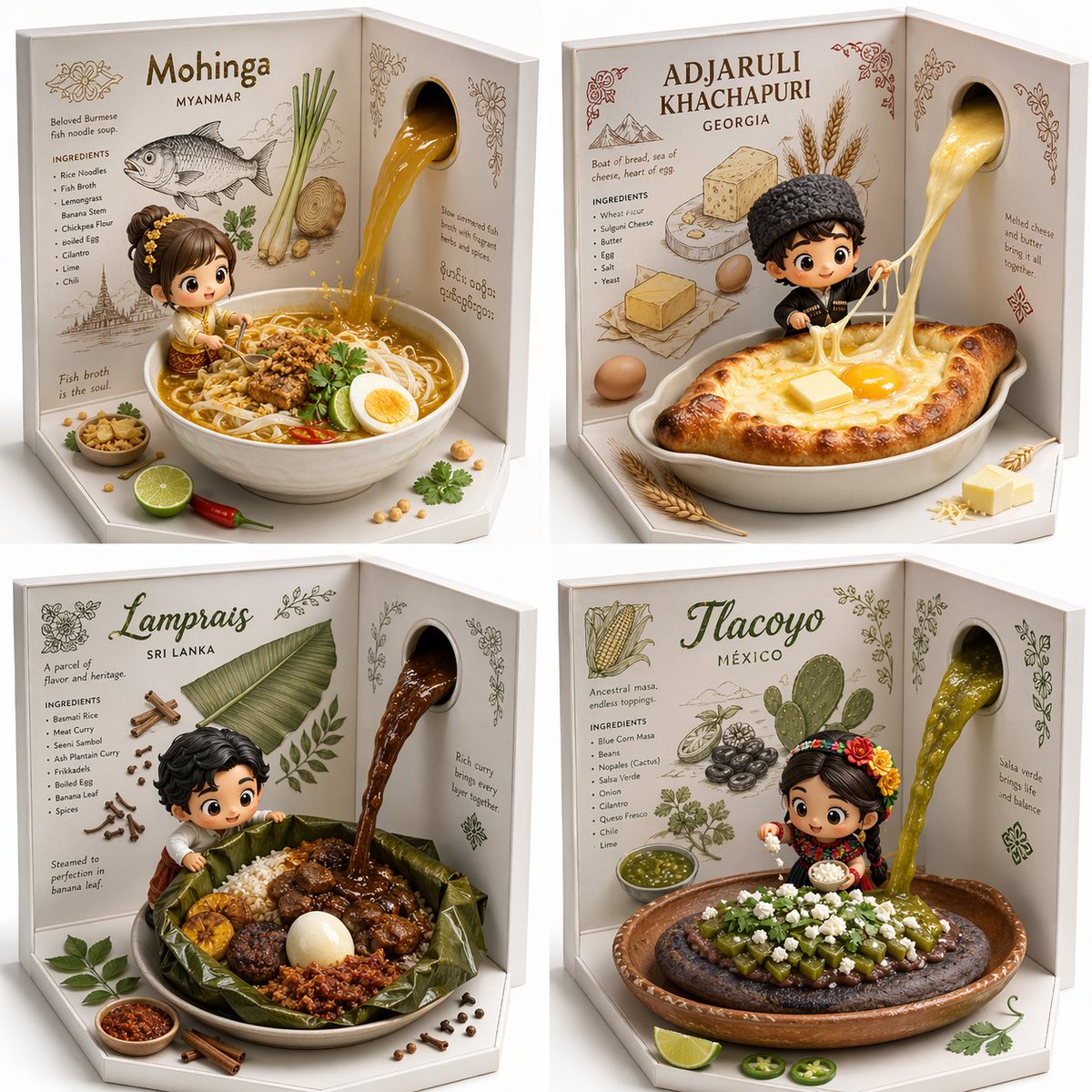 2x2 Grid, DO This For 4 Hidden Gem International Foods sample 1