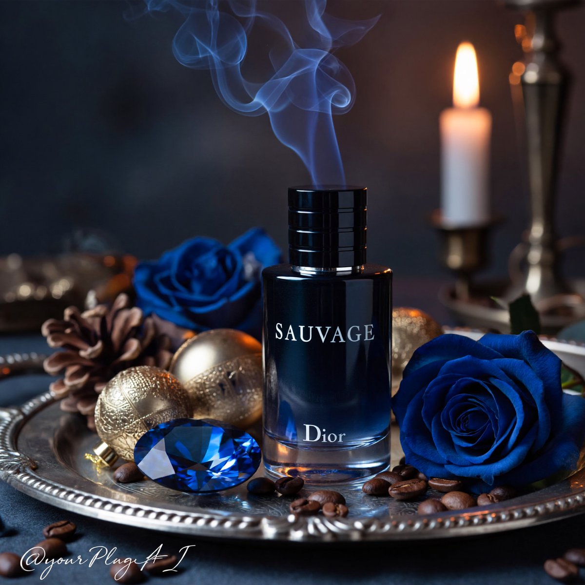 Hyper-realistic Cinematic Luxury Perfume Product Photograph Featuring Subject Positioned IN sample 3