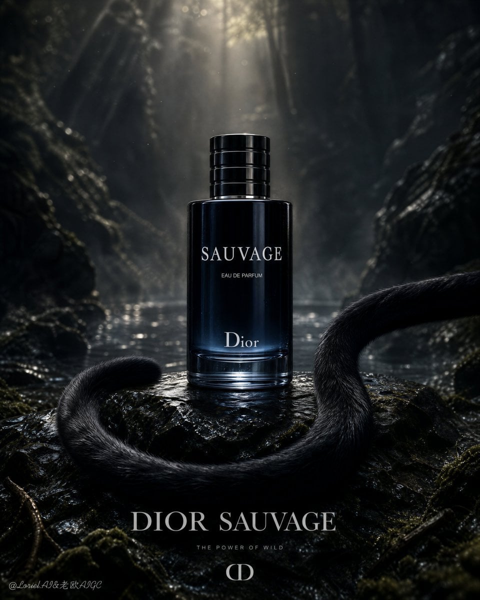 AI art: Create an ultra-premium fragrance advertising poster for ... | other | @ou_zhen599