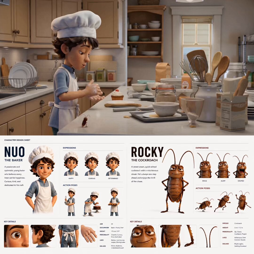 Character branding 3D